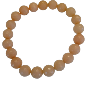 Yellow  Jade Faceted Bracelet