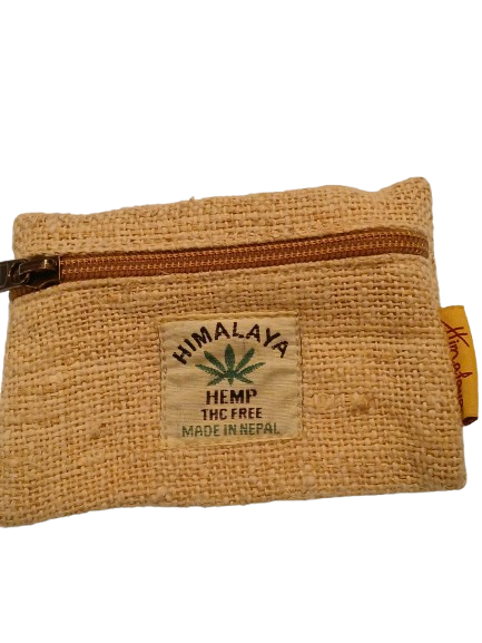 Handmade Hemp Coin Purse - Image 2