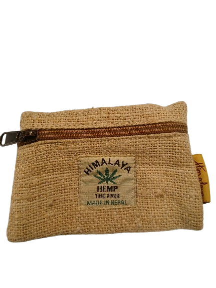 Handmade Hemp Coin Purse