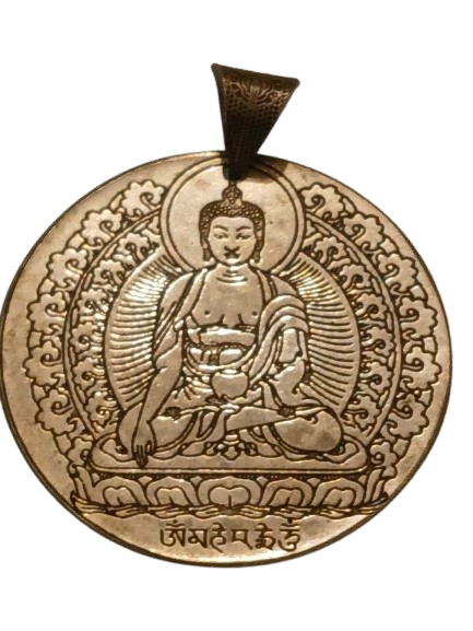 Buddha Oxidized Pendant