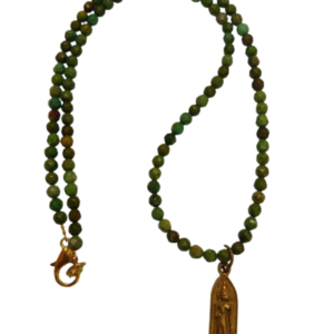 Green Turquoise  with Buddha