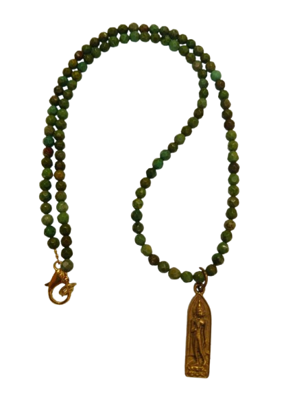 Green Turquoise with Buddha