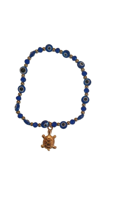 Eye Bracelet Turtle Charm Bracelet - Image 2
