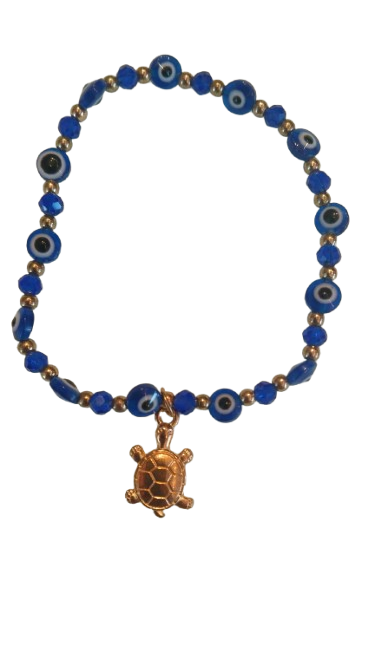 Eye Bracelet Turtle Charm Bracelet