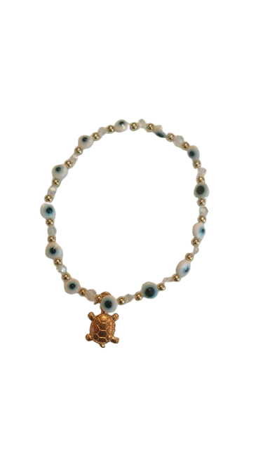 Eye Bracelet Turtle Charm Bracelet - Image 4