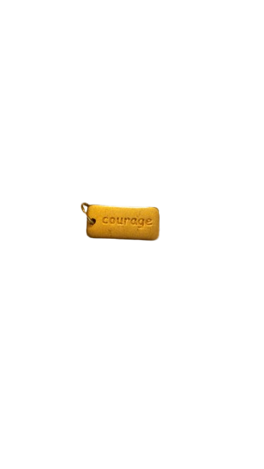 Handmade Gold Plated Silver Charm for Spiritual Necklaces