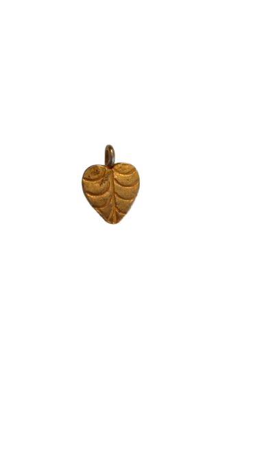 Artisan Silver on Gold Plated Charm - Spiritual Design