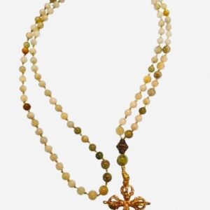 Jade Necklace  with Double  Dorje