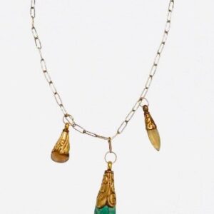 Tibetan Turquoise  Smoky Quartz Necklace