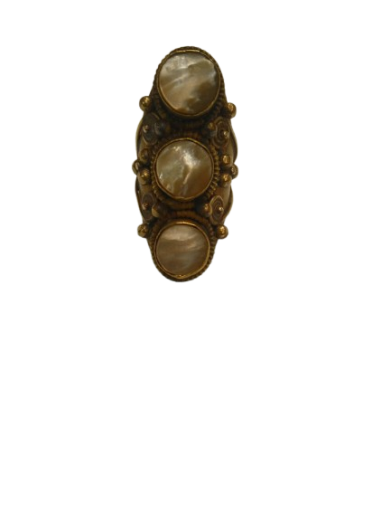 Mother of Pearl Saddle Ring
