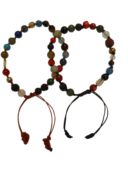 Green Aventurine Handmade Macrame Bracelets for Couples SEO Optimized