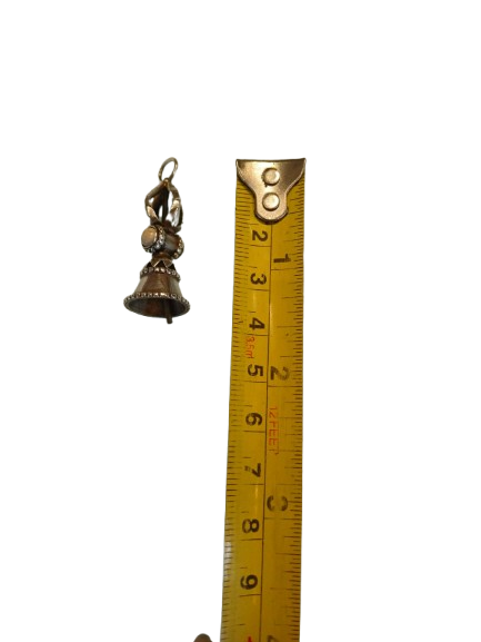 Sterling Silver mini Vajra Bell Pendant