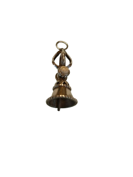 Sterling Silver mini Vajra Bell Pendant