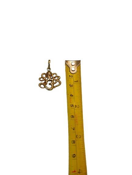Sterling Silver Ganesha Om Pendant