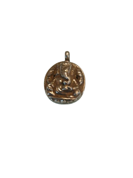 Sterling Silver Ganesha Pendant