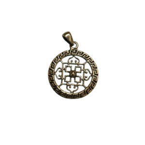 Sterling Silver Viswa Vajra Dorje Pendant