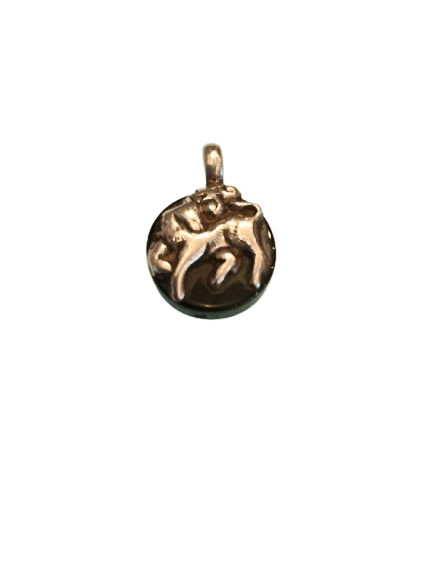 VINTAGE TWO-IN-ONE TIBETAN OM & RAM PENDANT