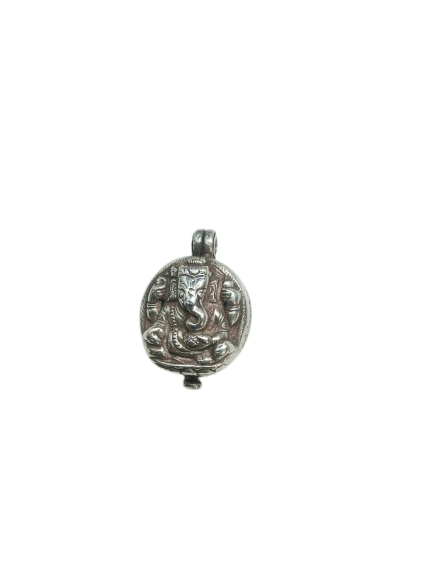 Sterling Silver Ganesha Locket Pendant