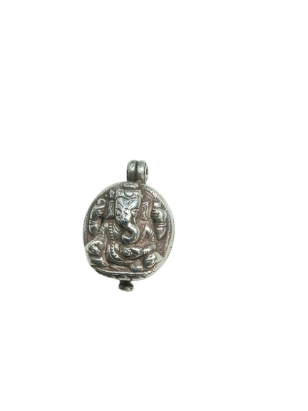 Sterling Silver Ganesha Locket Pendant